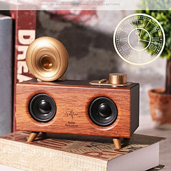 Acheter Universal Haut-parleur Bluetooth sans fil pour la maison Haut-parleur de subwoofer haute puissance 10W Haut-parleur surround 3D Super Bass | Haut-parleur combiné (couleur café)