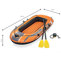 Acheter Bateau Gonflable Bestway Hydro-Force Kondor 2000 188x93x30 cm 2 Personnes Pagaies et Pompe