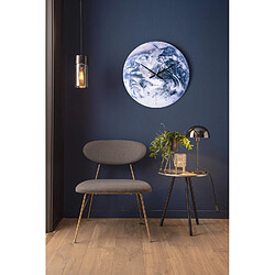 Acheter Karlsson Horloge murale en verre Earth - Bleu