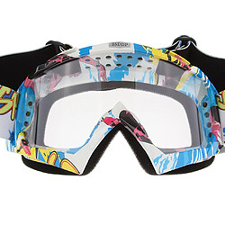 Avis Anti brouillard moto VTT VTT course lunettes lunettes A014 miroir blanc