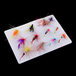 12Pcs Mouches de Pêche Assortiment Leurres de Pêche Basse Truite