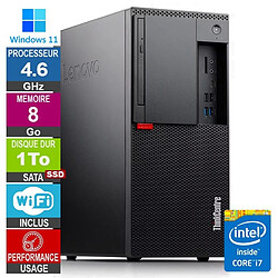 Lenovo M920t i7-8700 4.60GHz 8Go/1To SSD Wifi W11 - Reconditionné