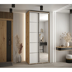 Abiks Meble Armoire DAVOS 5 À Portes Coulissantes 235,2/120/45 2 Portes