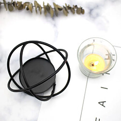 Acheter 10xGeometric Candle Holder Hollow Tea Light Light W / Cup Black