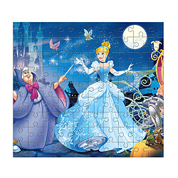 Ravensburger Puzzle 100 pièces Adorable Cendrillon avec Paillettes au Thème Disney Princesse Multicolore