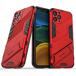 Coque pour iPhone 12 Mini Protection Antichoc avec Support TPU Résistant et Pratique - Rouge