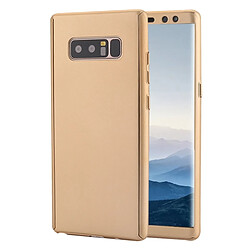 Wewoo Coque or pour Samsung Galaxy Note 8 360 Degrés Couverture Complète Housse De Protection Arrière