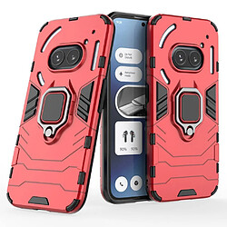 Htdmobiles Coque pour Nothing Phone (2a) - housse etui rigide anti choc + film ecran - ROUGE