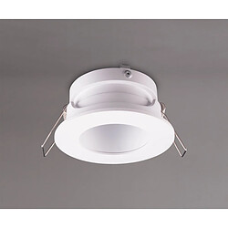 Inspired Guincho 8,5 cm Downlight Rond GU10, Blanc Sable, Découpe: 70mm, Douille Incluse