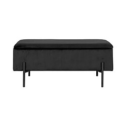 Acheter Mes Banc de rangement 95x36,5x46 cm en velours noir