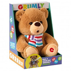 Hellocadeau Peluche Ours Grumly Sonore 30 cm