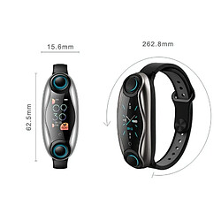 Acheter Yonis Bracelet Sportif Connecté Écouteurs Bluetooth & Suivi Santé