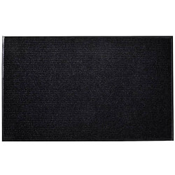 vidaXL Tapis d'entrée Noir PVC 90 x 120 cm