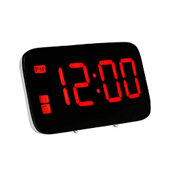 Led réveil à projection horloge de bureau moderne avec commande vocale rouge