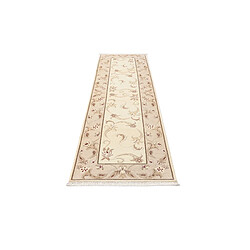 Avis Vidal Tapis de couloir en laine 297x84 beige Darya