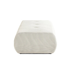 Lisa Design Onyx - pouf d'appoint - en tissu mailles 3D