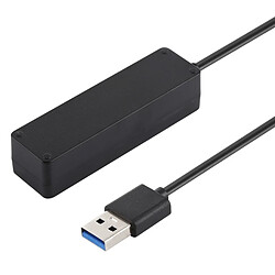 Avis Wewoo Lecteur de cartes TF / SD 2 en 1 + 3 x ports USB 3.0 au convertisseur de concentrateur USB 3.0, longueur du câble: 26 cm (noir)