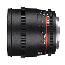 Samyang 85mm T1.5 VDSLR AS IF UMC II Objectif Noir