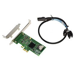 Kalea-Informatique Carte PCIe 2.0 1x 4 PORTS SATA 3 6G - CHIPSET MARVELL 88SE9230 - RAID - High et Low Profile