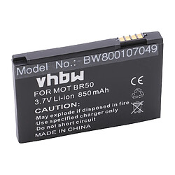 Batterie vhbw 850mAh (3.7V) pour téléphone portable, Smartphone Motorola 22320, 77732, BA700, BR50, SNN5696, SNN5696A. Remplace: 22320, BA700, SNN5696