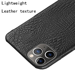 Acheter Wewoo Coque Rigide Pour iPhone 11 Pro Crocodile antichoc Texture PC + Etui PU Noir