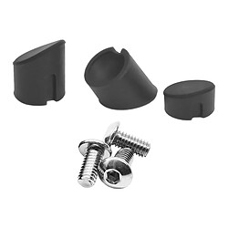 Avizar Kit vis inox et bouchons garde-boue pour trottinette Xiaomi M365 Noir