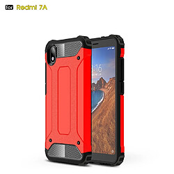 Wewoo Coque Renforcée Étui combiné en TPU + PC pour Xiamo Redmi 7A rouge