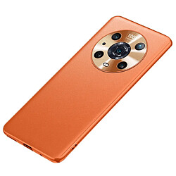 Coque en TPU + PU antichoc orange pour votre Honor Magic4 Pro