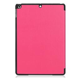 Avis Wewoo Housse Étui Coque Pour iPad 10.2 en cuir élégant avec rabat horizontal Custer Texture fonction Veille / Réveil et support à trois réglages Rose Rouge