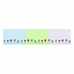 Protection du berceau Cool Kids Patch Garden (60 x 60 x 60 + 40 cm)