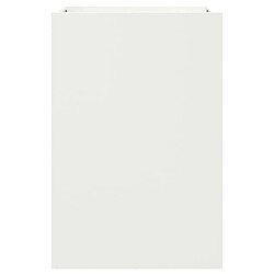 Acheter vidaXL Jardinière blanc 52x48x75 cm acier