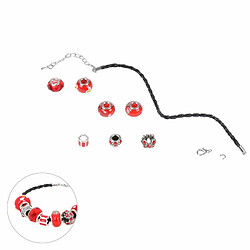 Paris Prix Kit Bracelet Mode Charms 9cm Rouge