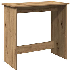 vidaXL Bureau chêne artisanal 80x40x75 cm bois d'ingénierie