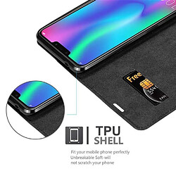 Cadorabo Coque Honor 8C Etui en Noir