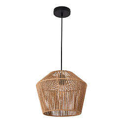 Helloshop26 Lustre lampe lumière suspendu suspension 158 x 33 cm noir beige 03_0007593