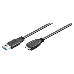 Câble Ewent Ec1017 Usb 3.0 Type A Mâle > Micro Usb Mâle 3M Noir