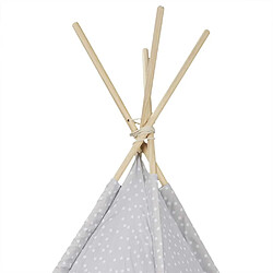 Acheter The Home Deco Kids Tipi enfant en tissu 160 cm Little house taupe et blanc.