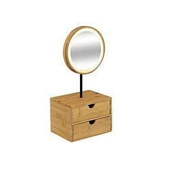 Five Simply Smart Miroir LED Organiseur D16 cm Bambou - FIVE