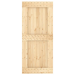 Acheter vidaXL Porte NARVIK 90x210 cm bois massif de pin