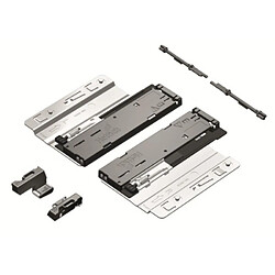 Hettich Système douverture Push to open pour coulisses Quadro V6 4D Charge 30 kg