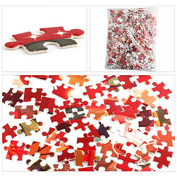 1000 pièces cadeau de noël Puzzle joyeux noël décorations pour la maison avec à la main père noël Puzzle cadeau enfants pas cher