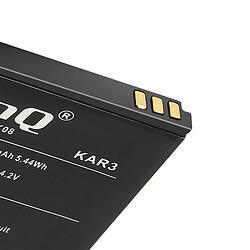 LinQ Batterie interne pour Wiko Kar 3 Capacité 1600mAh Noir