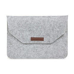 Wewoo Housse Étui gris pour MacBook Air 11.6 pouces, Taille: 33x22x1cm 11.6 pouces Universel Mode Doux Sac Tablet Laptop de Feutre