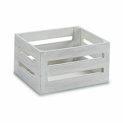 Gift Decor Boîte Décorative Blanc Bois 16 x 8 x 11 cm (60 Unités)