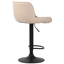 Acheter Non Tabouret de bar Lentini simili cuir noir