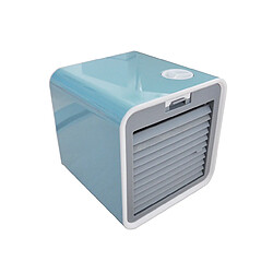 humidificateur Portatif de Climatiseur d'USB de 380ml Mini Ventilateur de Refroidissement de Table de Bureau à La Maison - Bleu