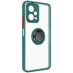 Avizar Coque pour Xiaomi Redmi Note 12 5G Bague Métallique Support Vidéo Vert