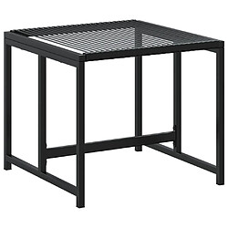 Acheter vidaXL Ensemble à manger de jardin 13 pcs noir résine tressée