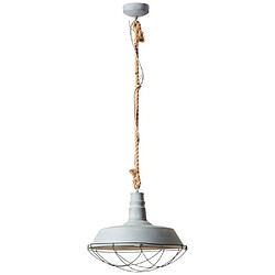 Brilliant (Lighting) Suspensions ROPE 1x60W E27 Béton gris