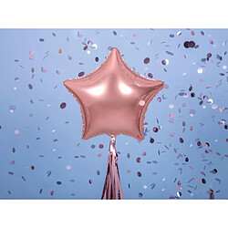 Avis PartyDeco-FB3M-019R Ballon Mylar Foil en Forme d'étoile Rose doré métallisé Ø 48 cm